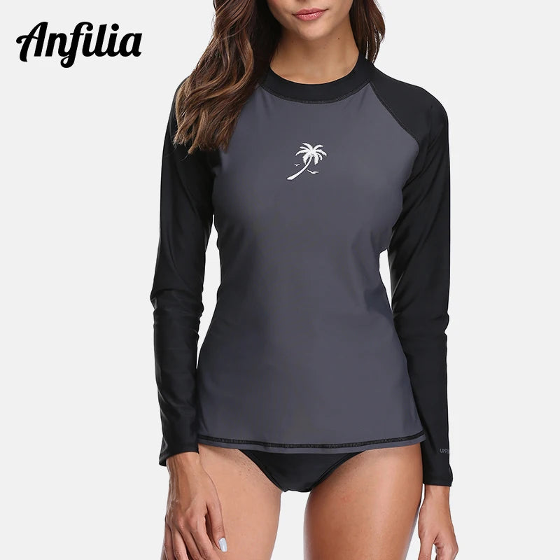 Women Long Sleeve Surfing Top