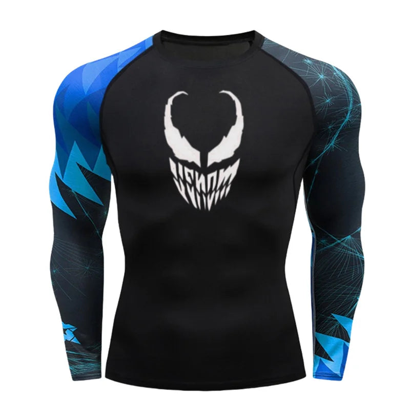 Men 3D Printing Sport Long Sleeves