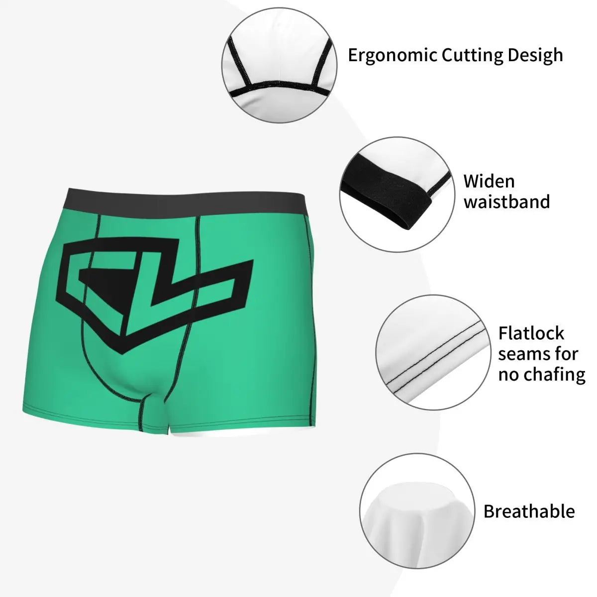 Men Print Custom Charles Underwear