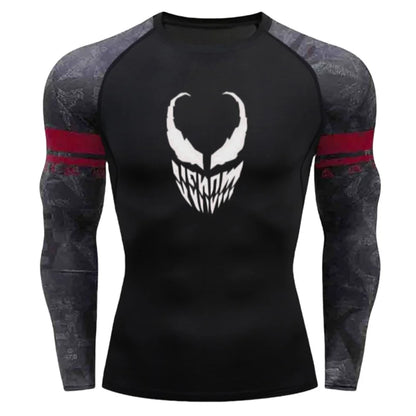 Men 3D Printing Sport Long Sleeves