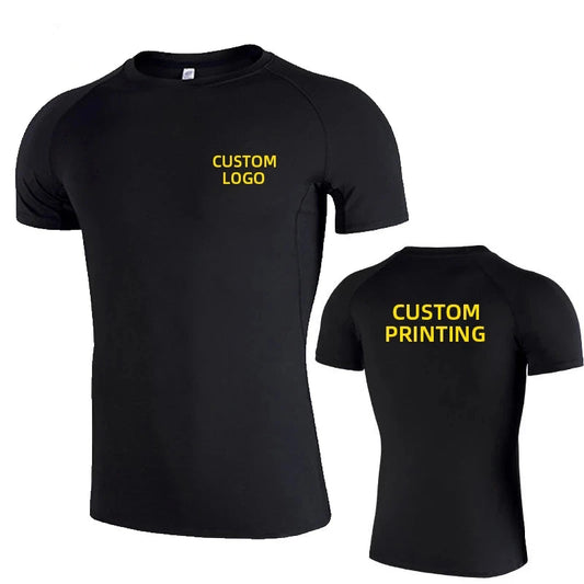 Spandex Running Training Tees Custom