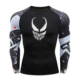 Men 3D Printing Sport Long Sleeves