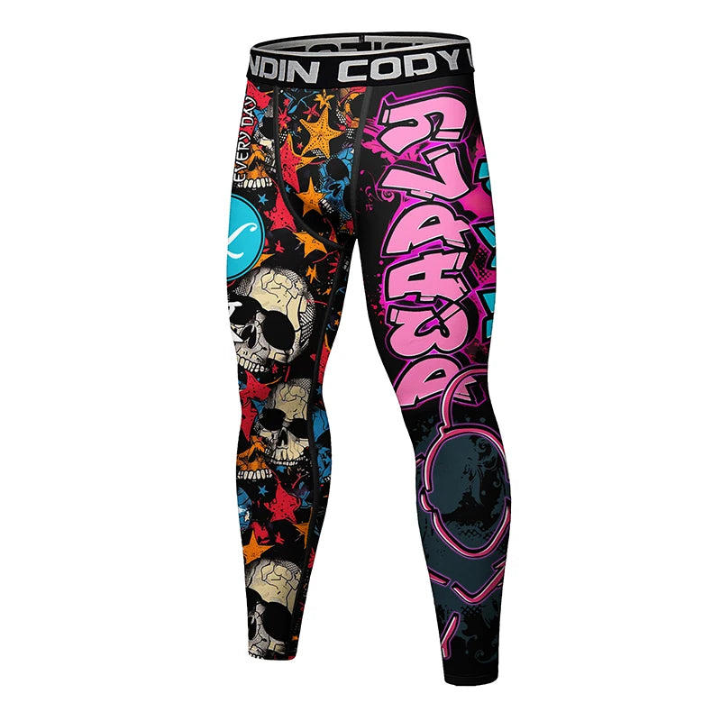 Sublimation Printed Exercise Training Leggings