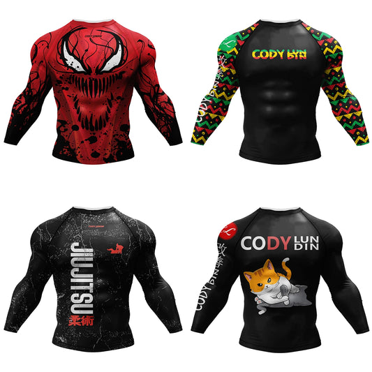 Long Sleeve 3D Print T-Shirts