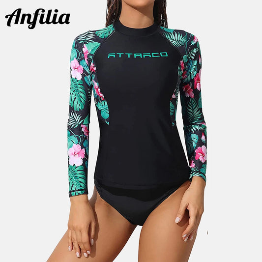 Women Long Sleeve Floral Printing