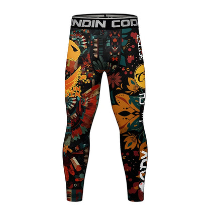 Sublimation Printed Exercise Training Leggings