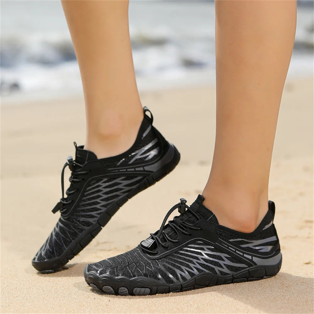 Aqua Shoes For Women Men Barefoot Water Shoes Anti-Slip Quick-Drying Outdoor Beach Upstream Wading Swimming Shoe Sneakers Unisex