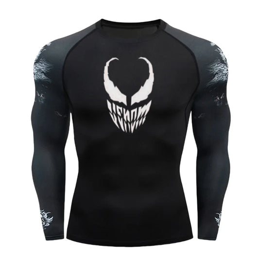 Men 3D Printing Sport Long Sleeves