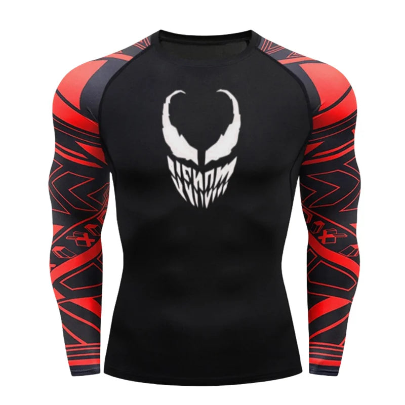 Men 3D Printing Sport Long Sleeves