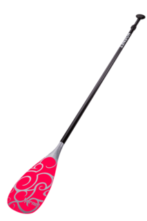 B3 Pink Maori (84) SUP HORNET adjustable 3 pieces Paddle |B3 Maori rose - Pagaie de « SUP » HORNET ajustable 3 pièces